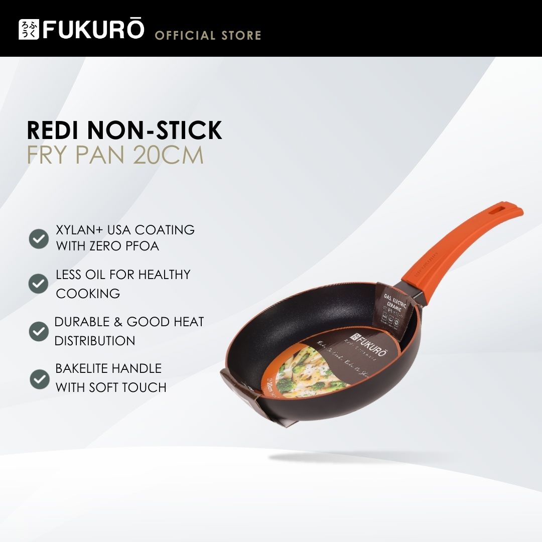 HH 3021 – Fukuro Redi Non-Stick Fry Pan 20cm – With Packaging