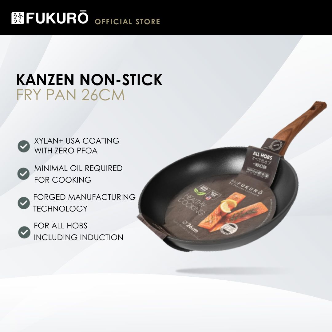 HH 3003 – Fukuro Kanzen Forged Non-Stick Fry Pan 26cm – With Packaging