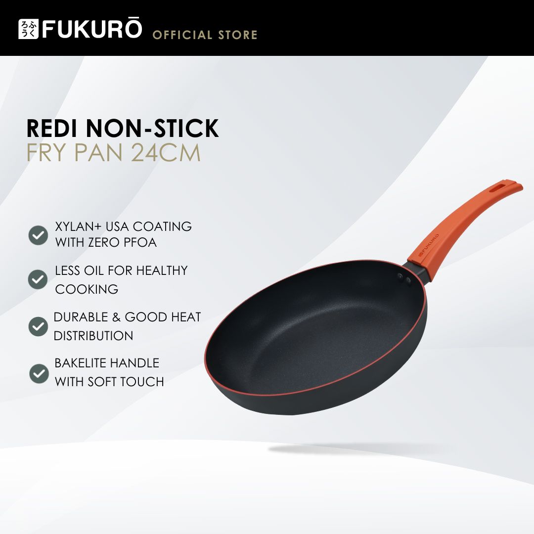 HH 3022 – Fukuro Redi Non-Stick Fry Pan 24cm – Without Packaging