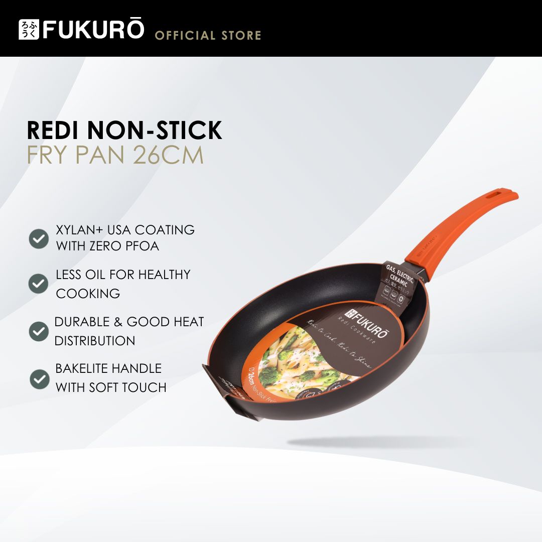 HH 3023 – Fukuro Redi Non-Stick Fry Pan 26cm – With Packaging