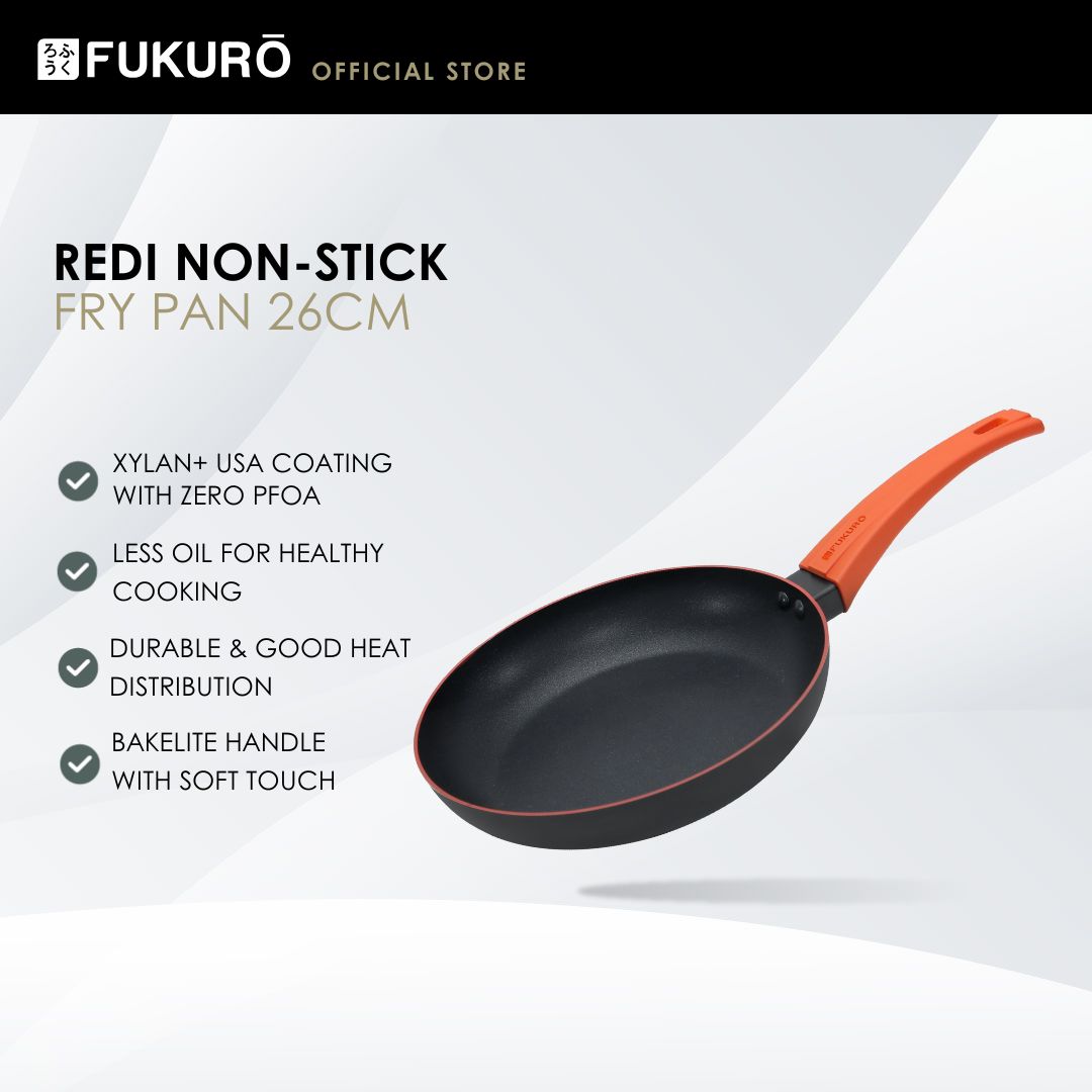 HH 3023 – Fukuro Redi Non-Stick Fry Pan 26cm – Without Packaging