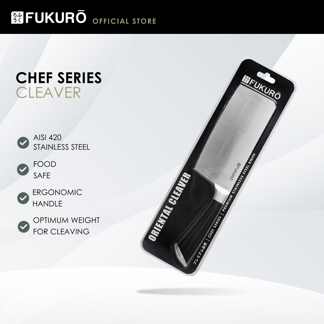 HH 0376 – Fukuro Chef Series Cleaver 6.5 – With Packaging