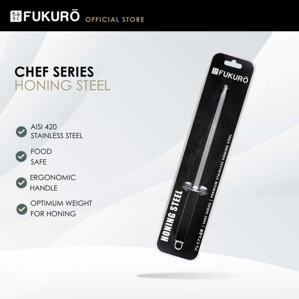 Fukuro Honing Steel Knife Sharpener 7.5″