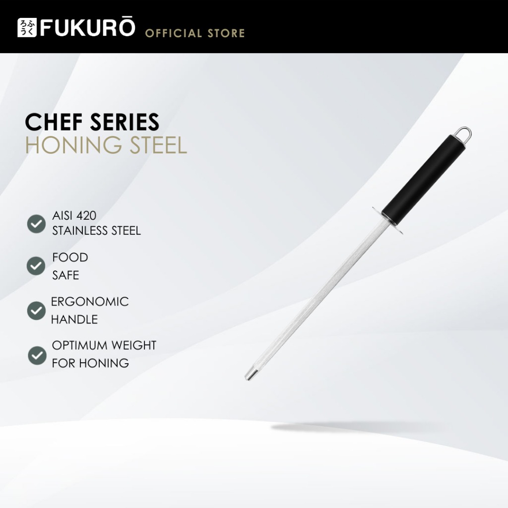 HH 0380 – Fukuro Chef Series Honing Steel 7.5 – Without Packaging