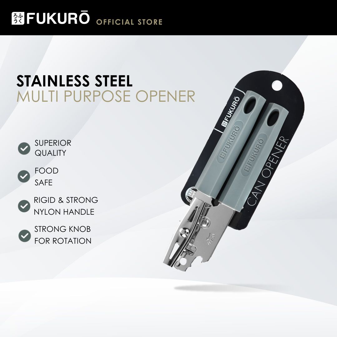 HH 0373 – Fukuro Stainless Steel Multi Purpose Can Opener – With Packaging