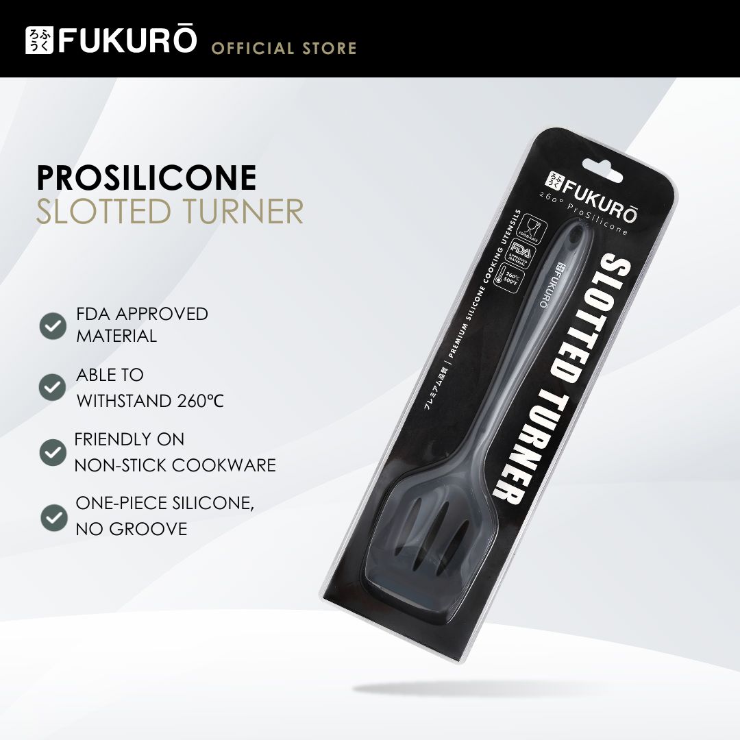 HH 0383 – Fukuro 260 ProSilicone Slotted Turner 12 – With Packaging