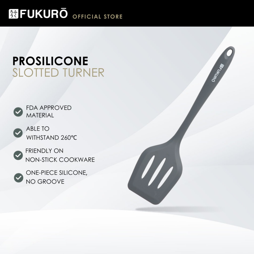 HH 0383 – Fukuro 260 ProSilicone Slotted Turner 12 – Without Packaging