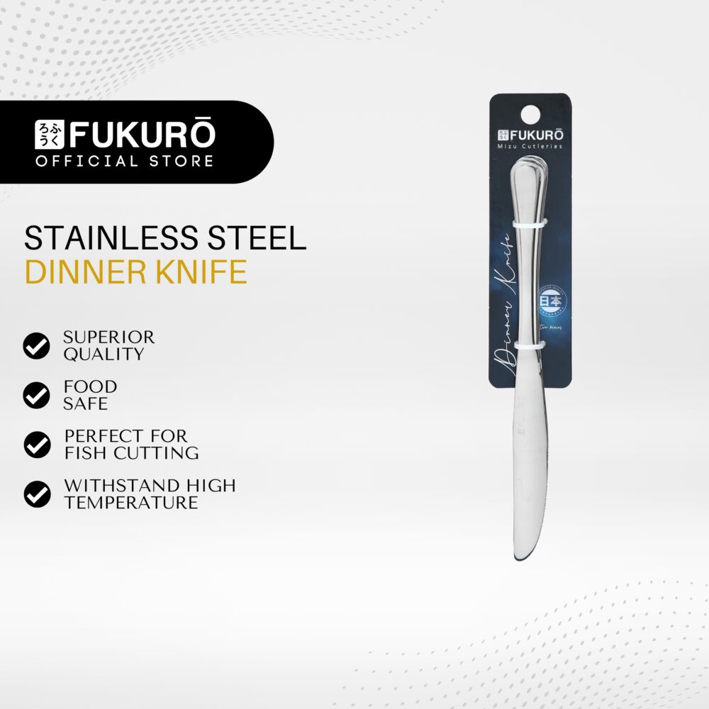 Fukuro Mizu Stainless Steel Dinner Knife (2 pcs)