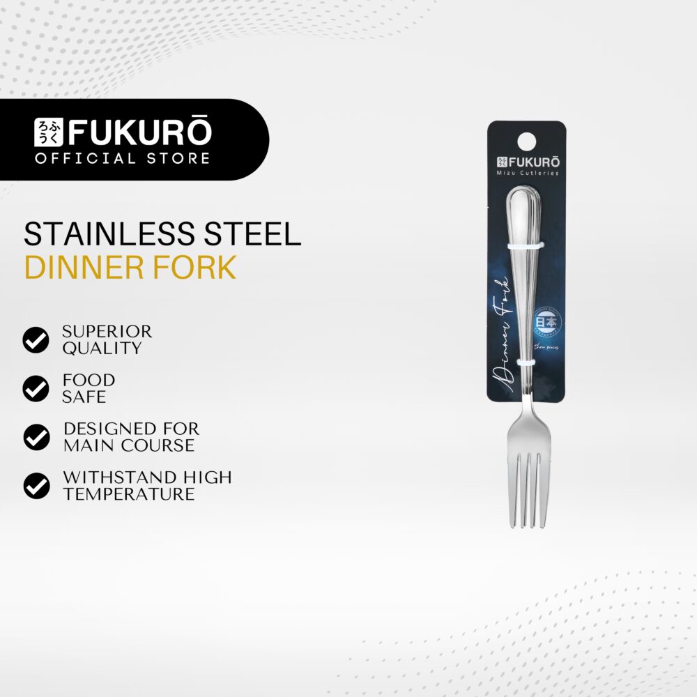 Fukuro Mizu Stainless Steel Dinner Fork (3 pcs)