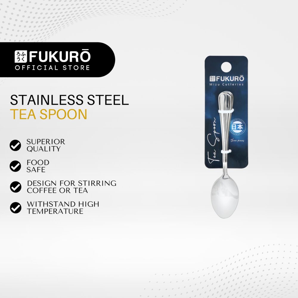 Fukuro Mizu Stainless Steel Tea Spoon (3 pcs)