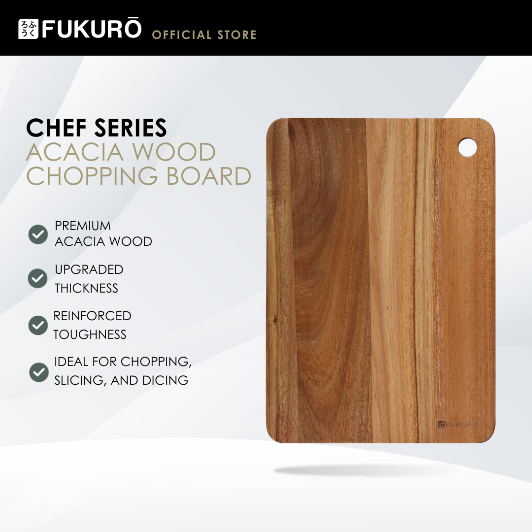 HH 0427 – Fukuro Chef Series Acacia Wood Chopping Board – Without Packaging