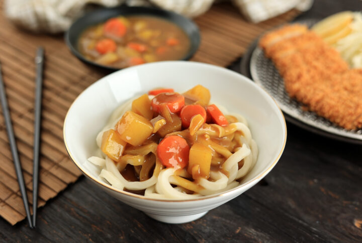 Yaki Curry Udon: Japanese Stir-Fried Curry Udon with Fukuro Cookware