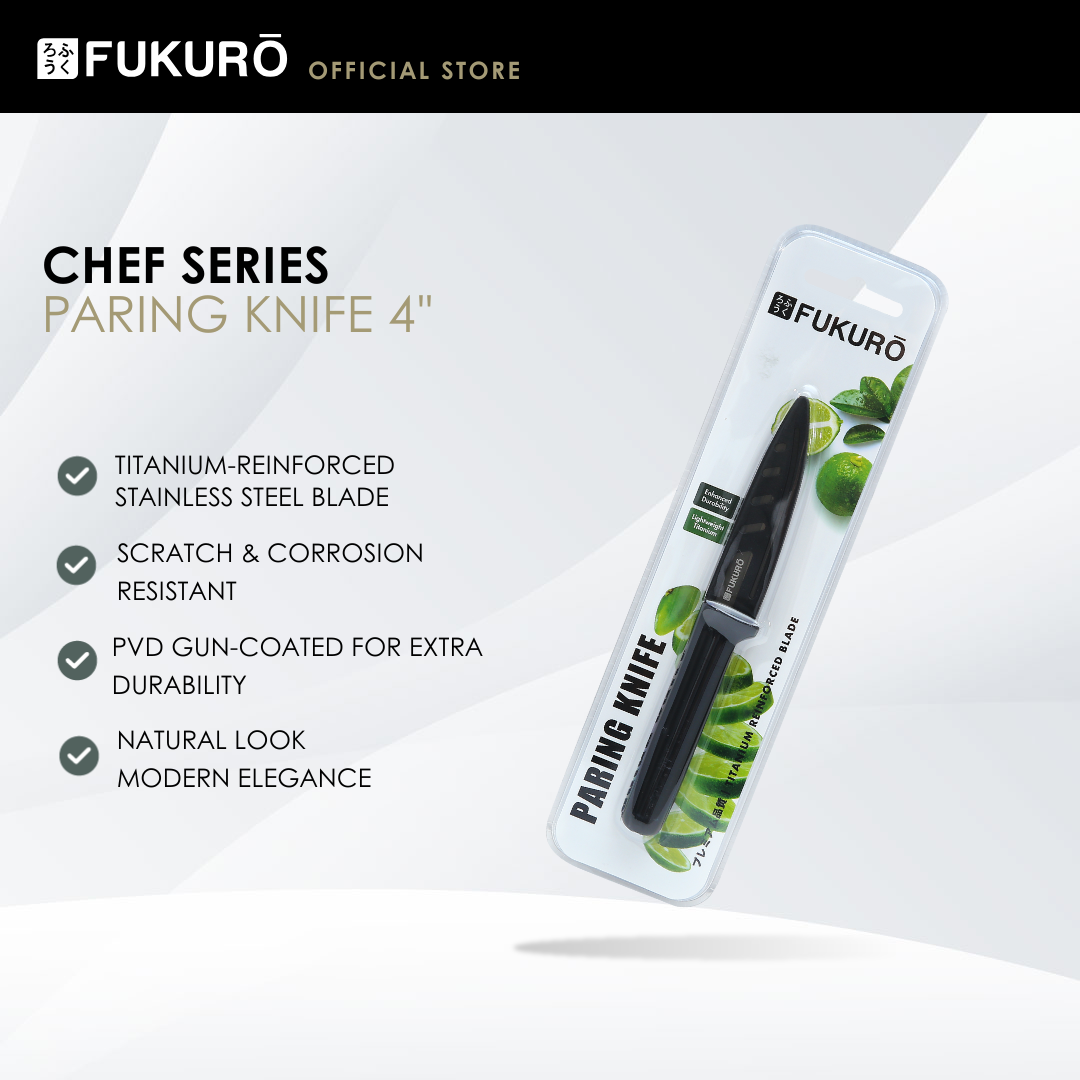 HH 0422 – Fukuro Chef Series Paring Knife 4 – With Packaging